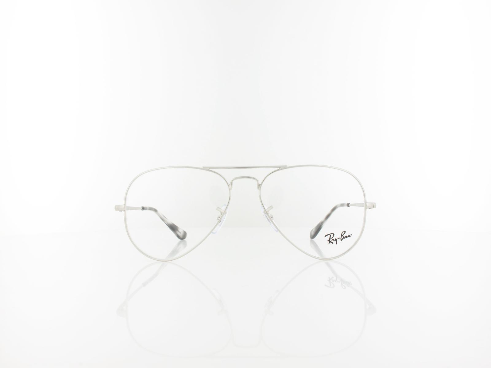 Ray Ban | Aviator RX6489 2501 55 | silver