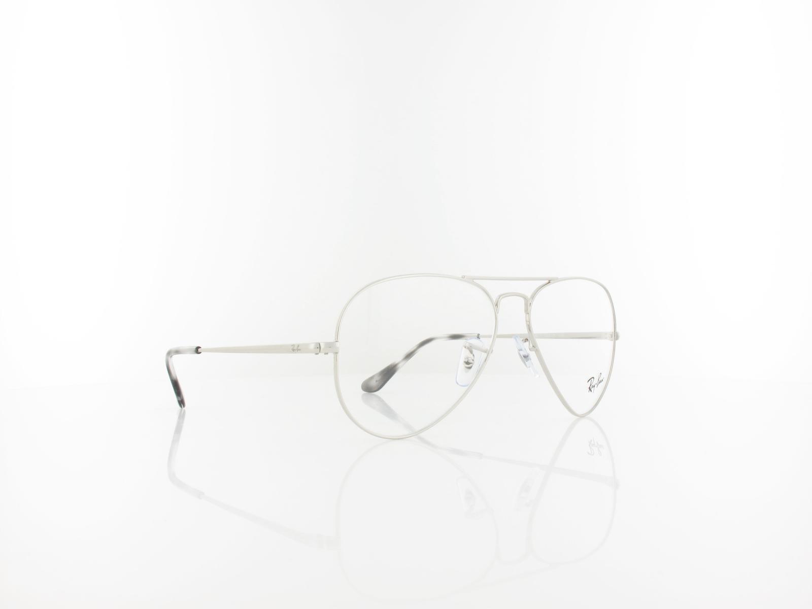 Ray Ban | Aviator RX6489 2501 55 | silver