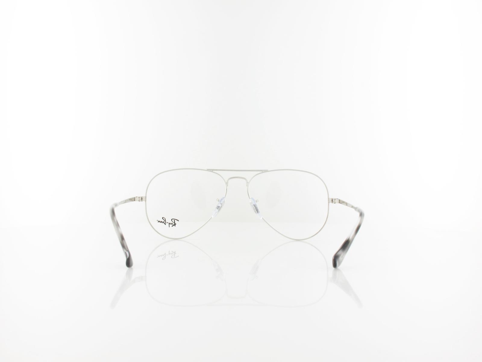 Ray Ban | Aviator RX6489 2501 55 | silver