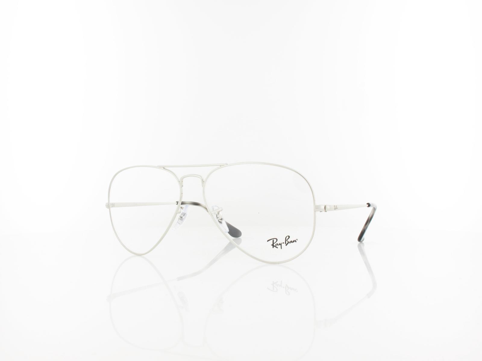 Ray Ban | Aviator RX6489 2501 58 | silver