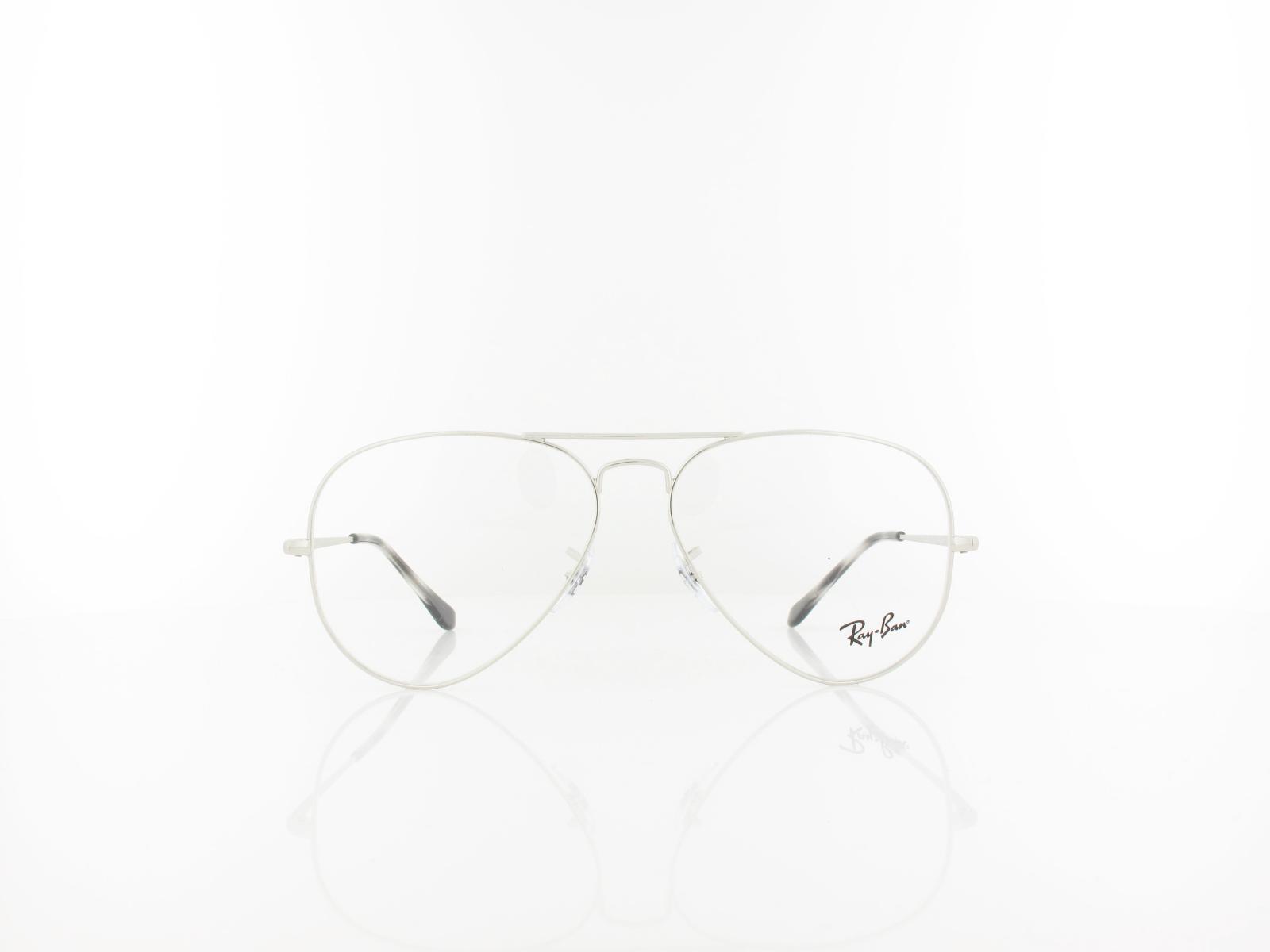 Ray Ban | Aviator RX6489 2501 58 | silver