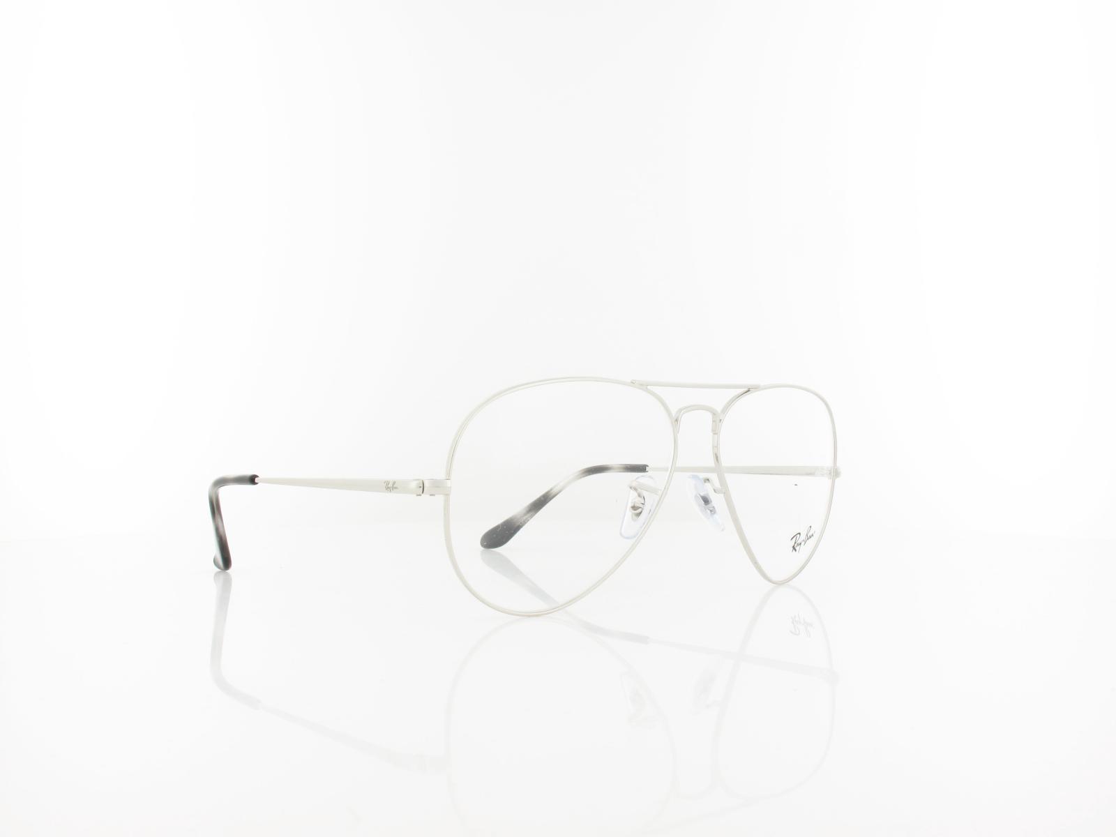 Ray Ban | Aviator RX6489 2501 58 | silver