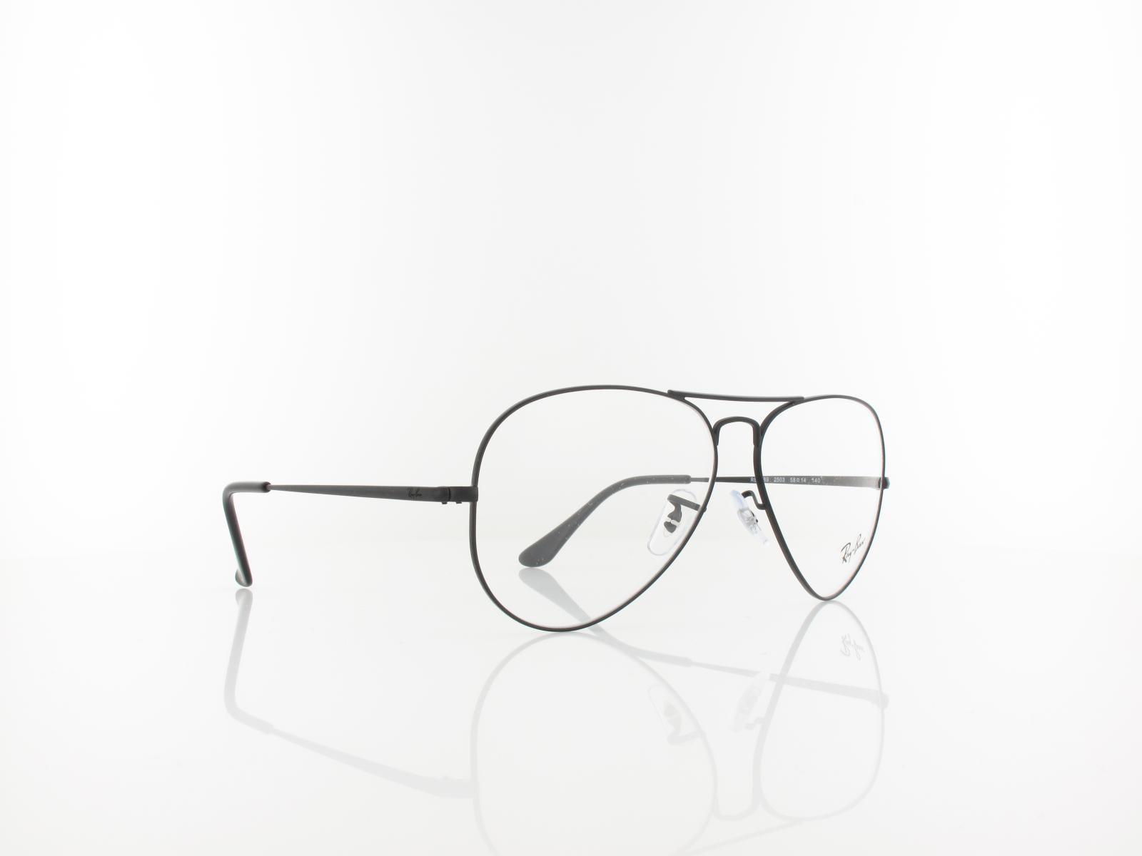 Ray Ban | Aviator RX6489 2503 58 | matte black