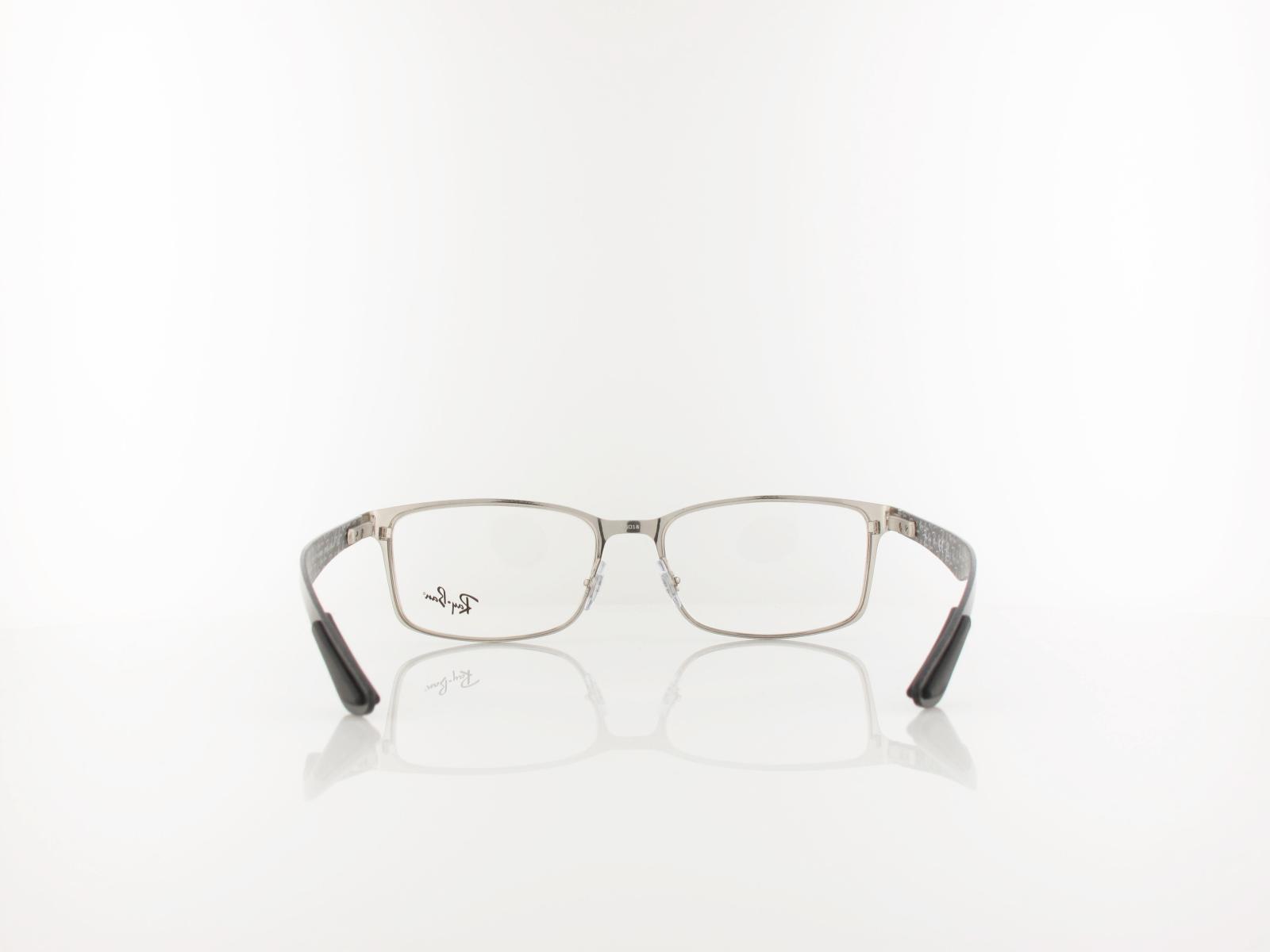 Ray Ban | RX8424 2997 55 | mattschwarz silber