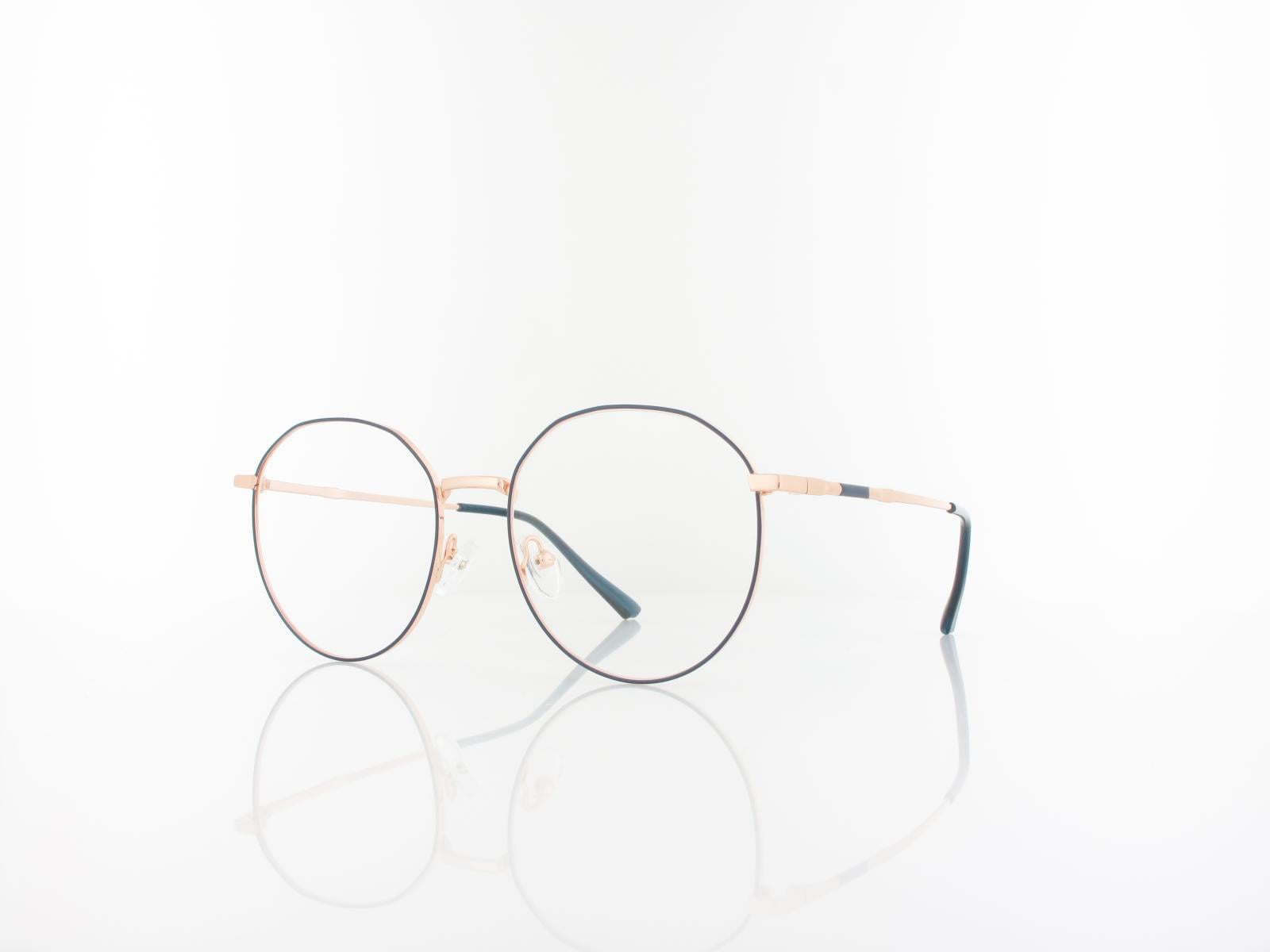 Brilando | 903 C 52 | rosegold samtig blau