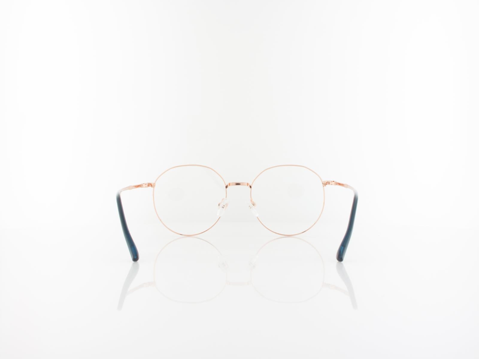 Brilando | 903 C 52 | rosegold samtig blau