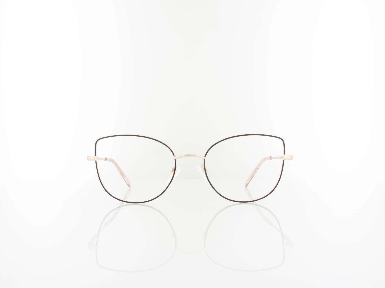 Brilando | L119 A 53 | gl&auml;nzend rosegold matt schwarz