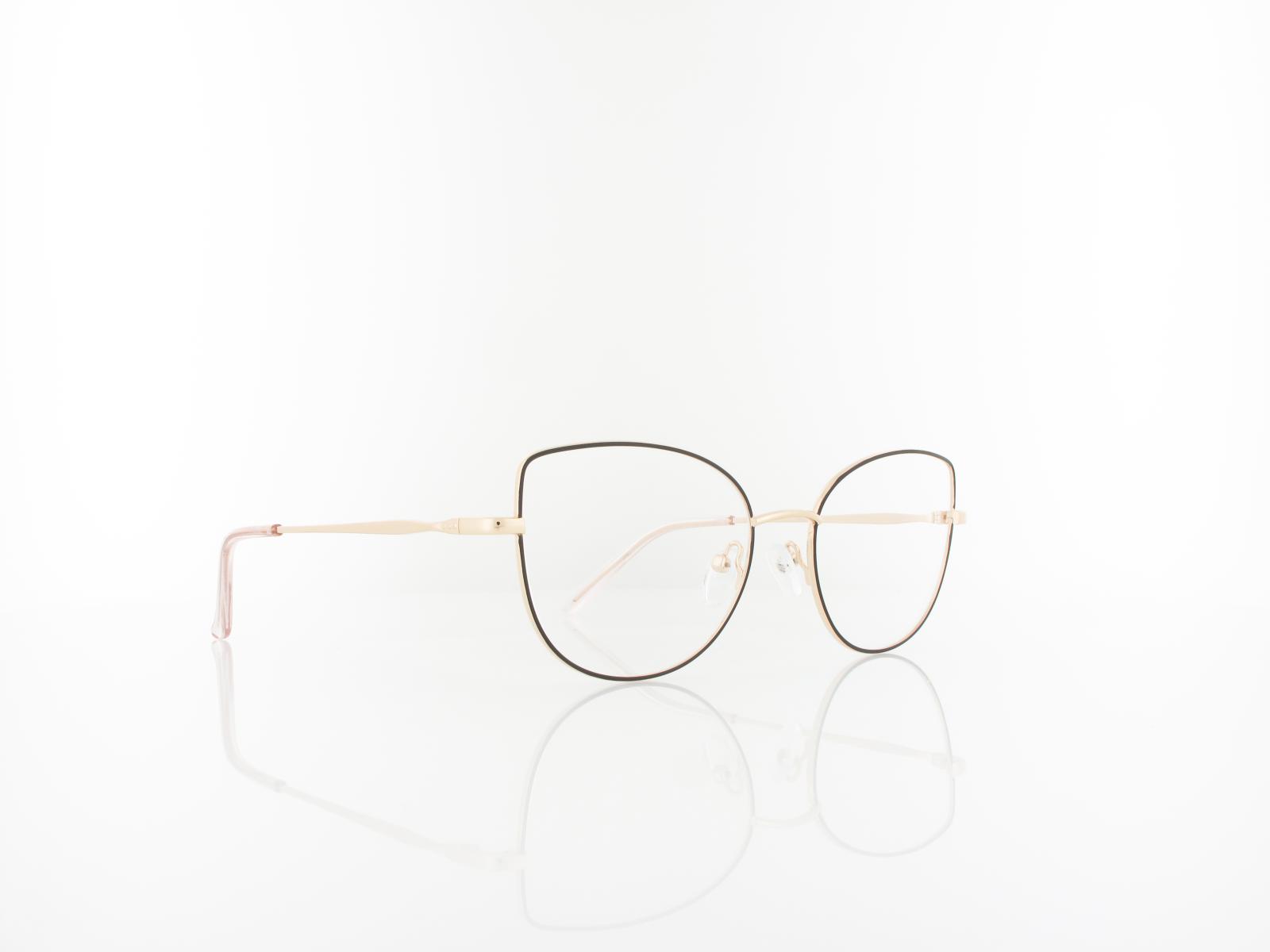 Brilando | L119 A 53 | gl&auml;nzend rosegold matt schwarz
