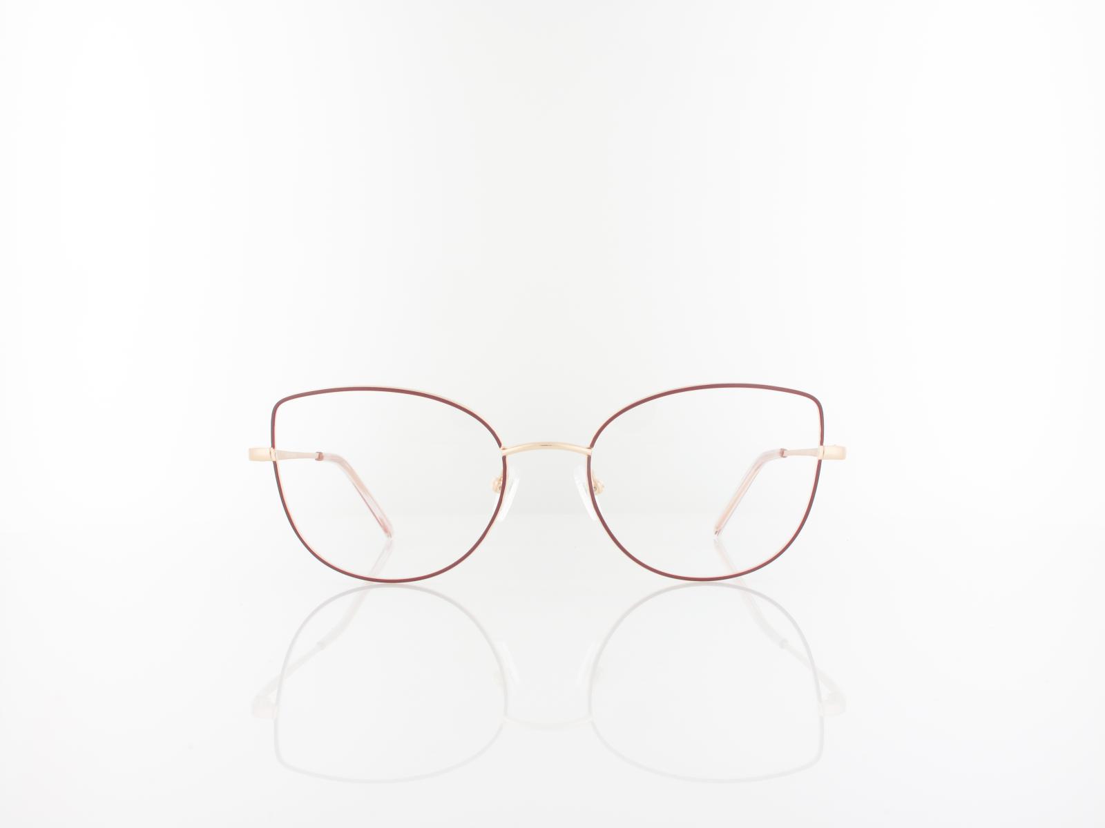Brilando | L119 E 53 | gl&auml;nzend rosegold matt violett