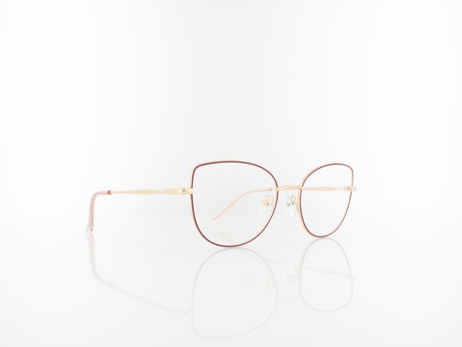 Brilando | L119 E 53 | gl&auml;nzend rosegold matt violett