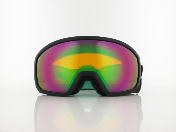 ALPINA | SCARABEO JR. Q-LITE A7257 872 | black aqua matt / Q-LITE green
