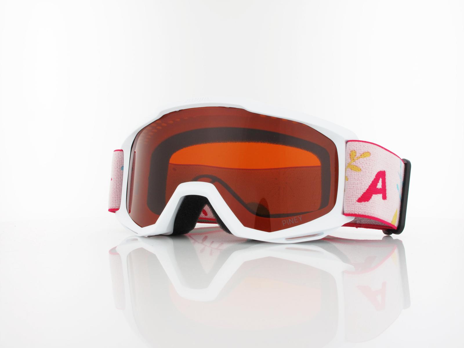 ALPINA | Piney A7268 413 | white-flower matt / orange