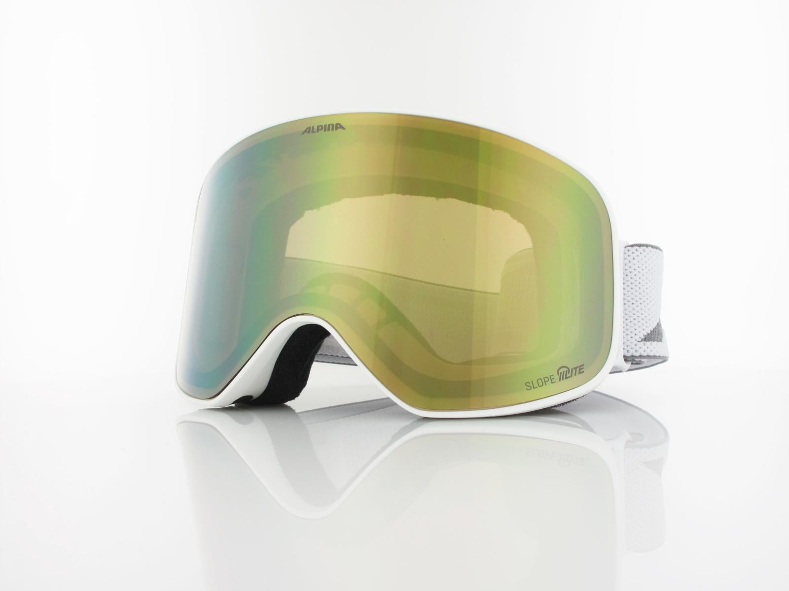 ALPINA | SLOPE Q-LITE A7293 812 | white matt / Q-LITE mirror gold