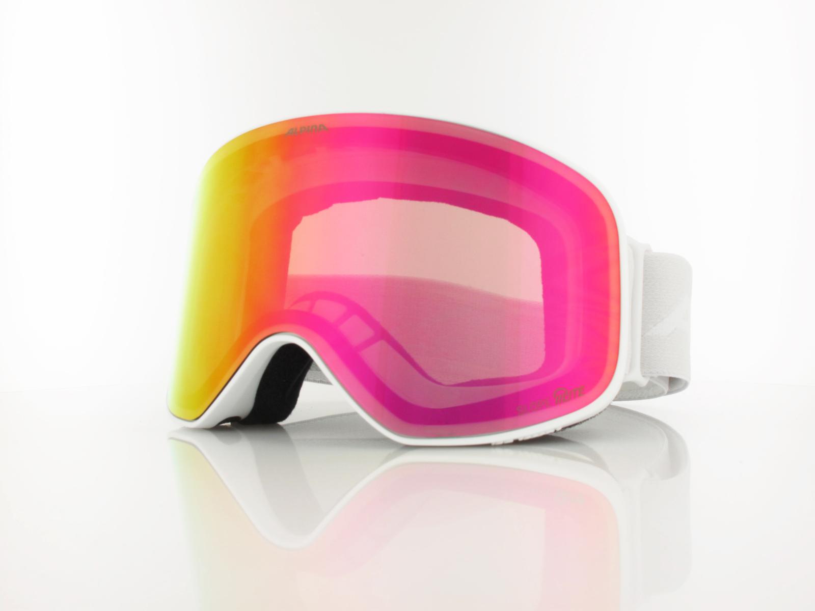 ALPINA | SLOPE Q-LITE A7293 813 | white matt / Q-LITE mirror pink