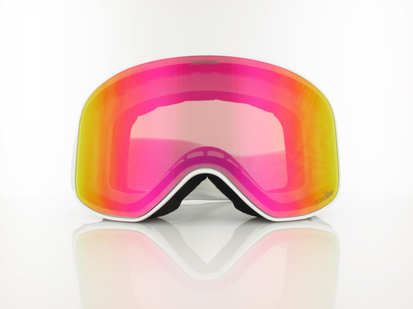 ALPINA | SLOPE Q-LITE A7293 813 | white matt / Q-LITE mirror pink