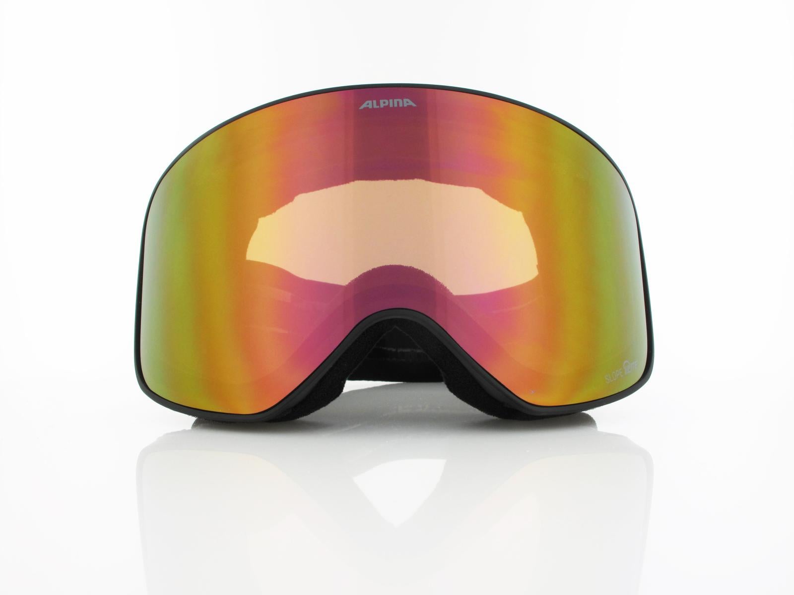 ALPINA | Slope Q-LITE A7293 832 | black matt / Q-LITE red