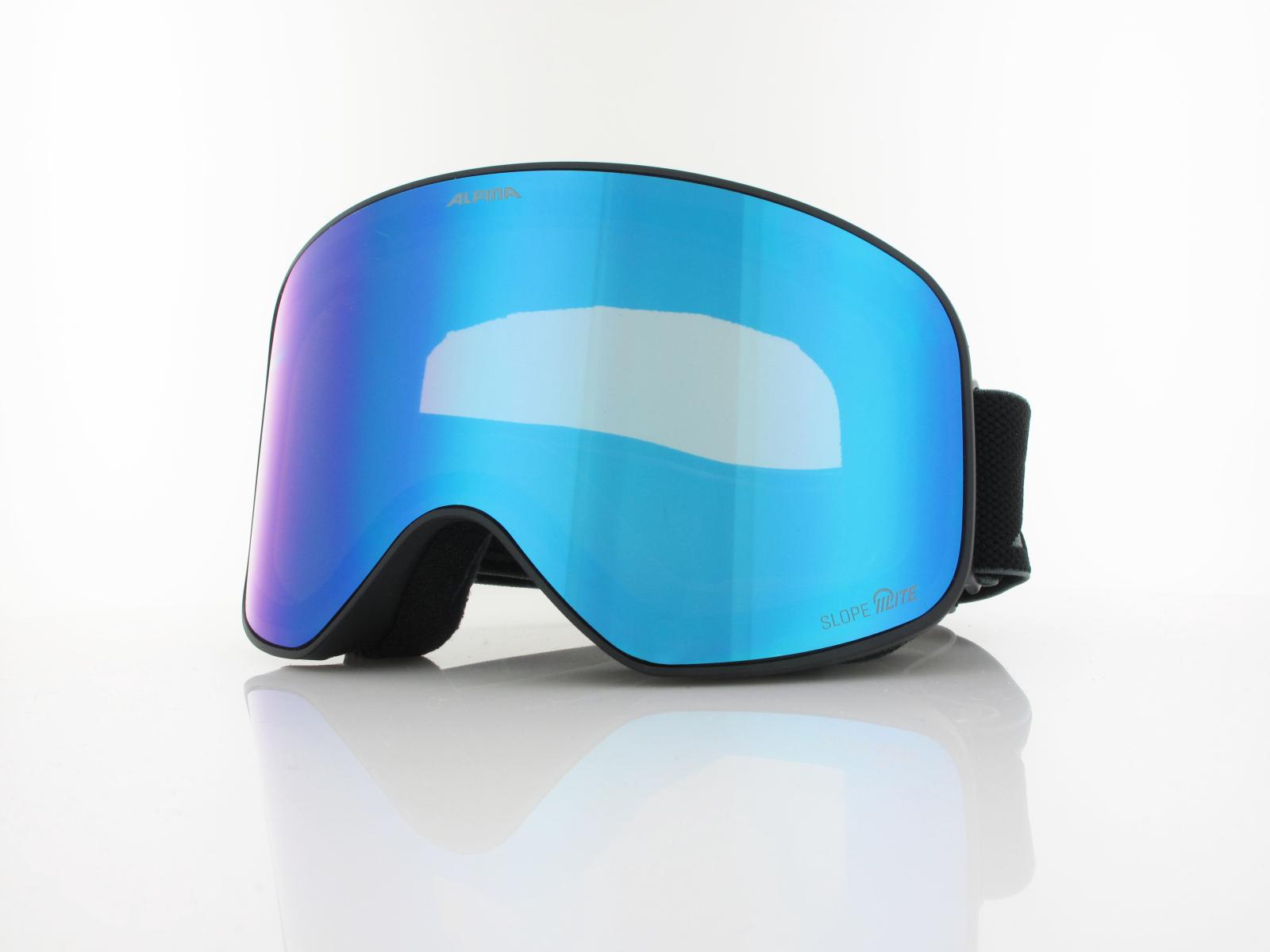 ALPINA | SLOPE Q-LITE A7293 834 | black matt / Q-LITE mirror blue