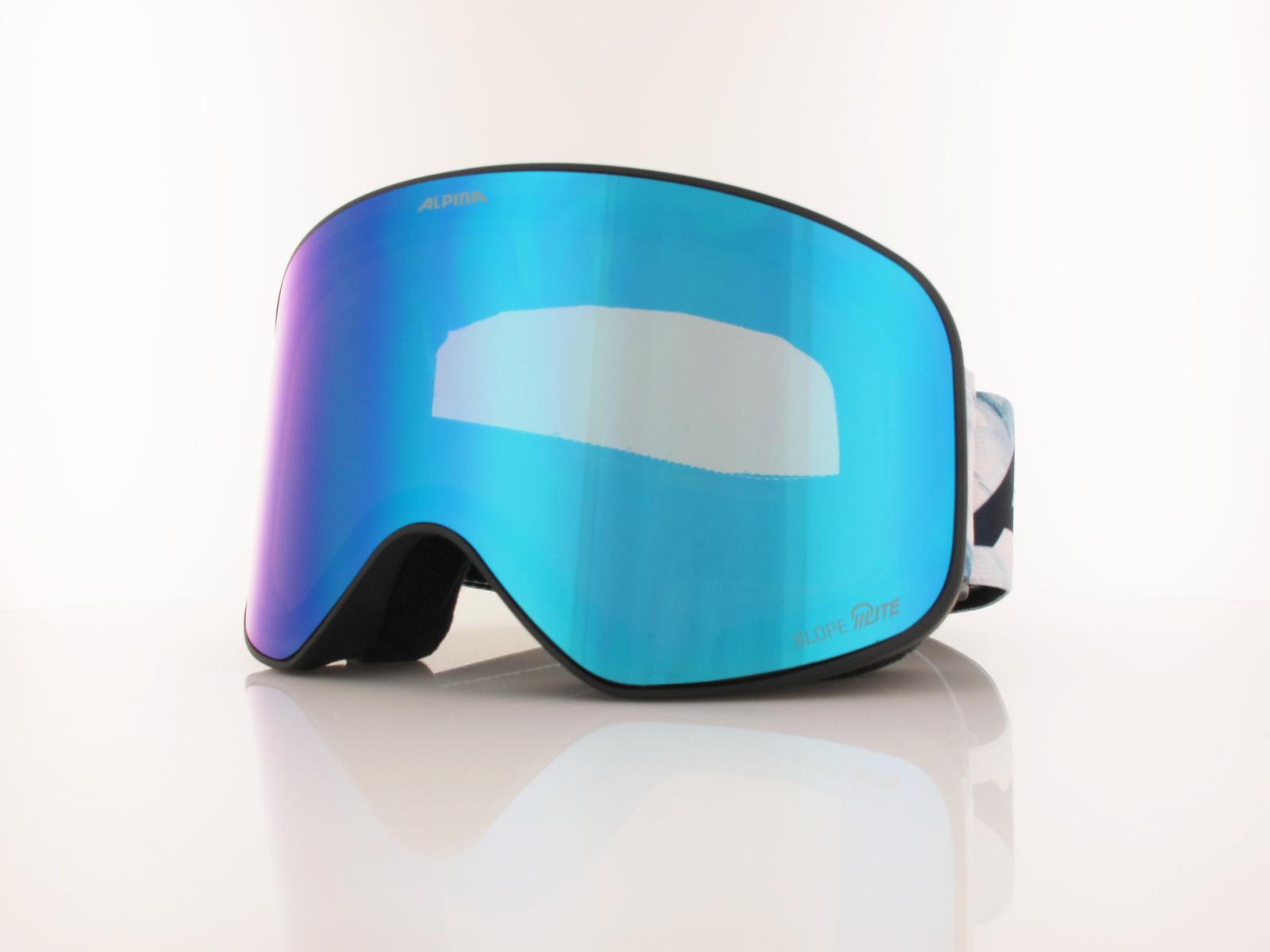 ALPINA | SLOPE Q-LITE A7293 883 | black blue matt / Q-LITE mirror blue