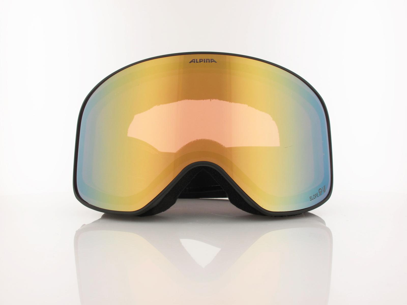 ALPINA | SLOPE QV A7295 732 | black matt / QV mirror gold