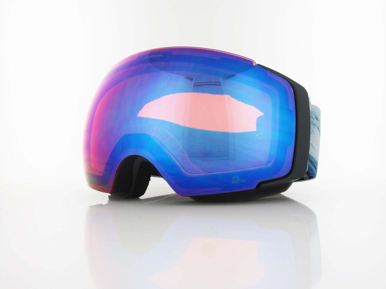 ALPINA | FALERA MAG Q-LITE A7311 882 | black-blue matt / Q-LITE mirror blue