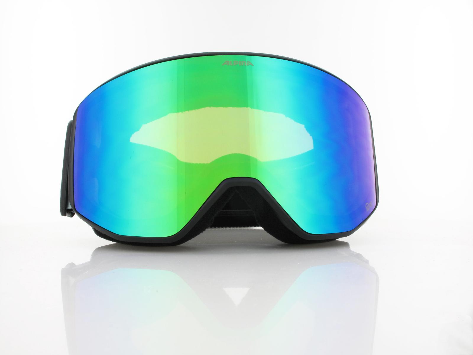 ALPINA | VENET Q-LITE A7314 812 | black green matt / Q-LITE mirror green
