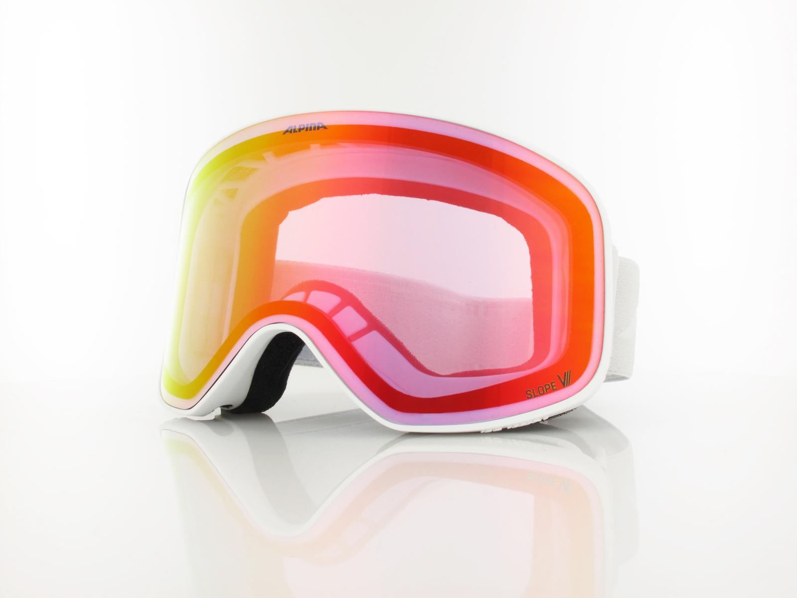 ALPINA | SLOPE V A7327 211 | white matt / V mirror red