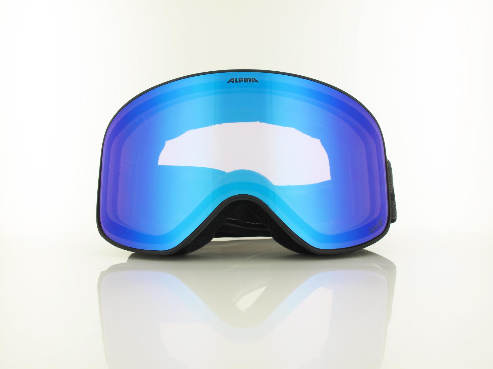 ALPINA | SLOPE V A7327 231 | black matt / V mirror blue