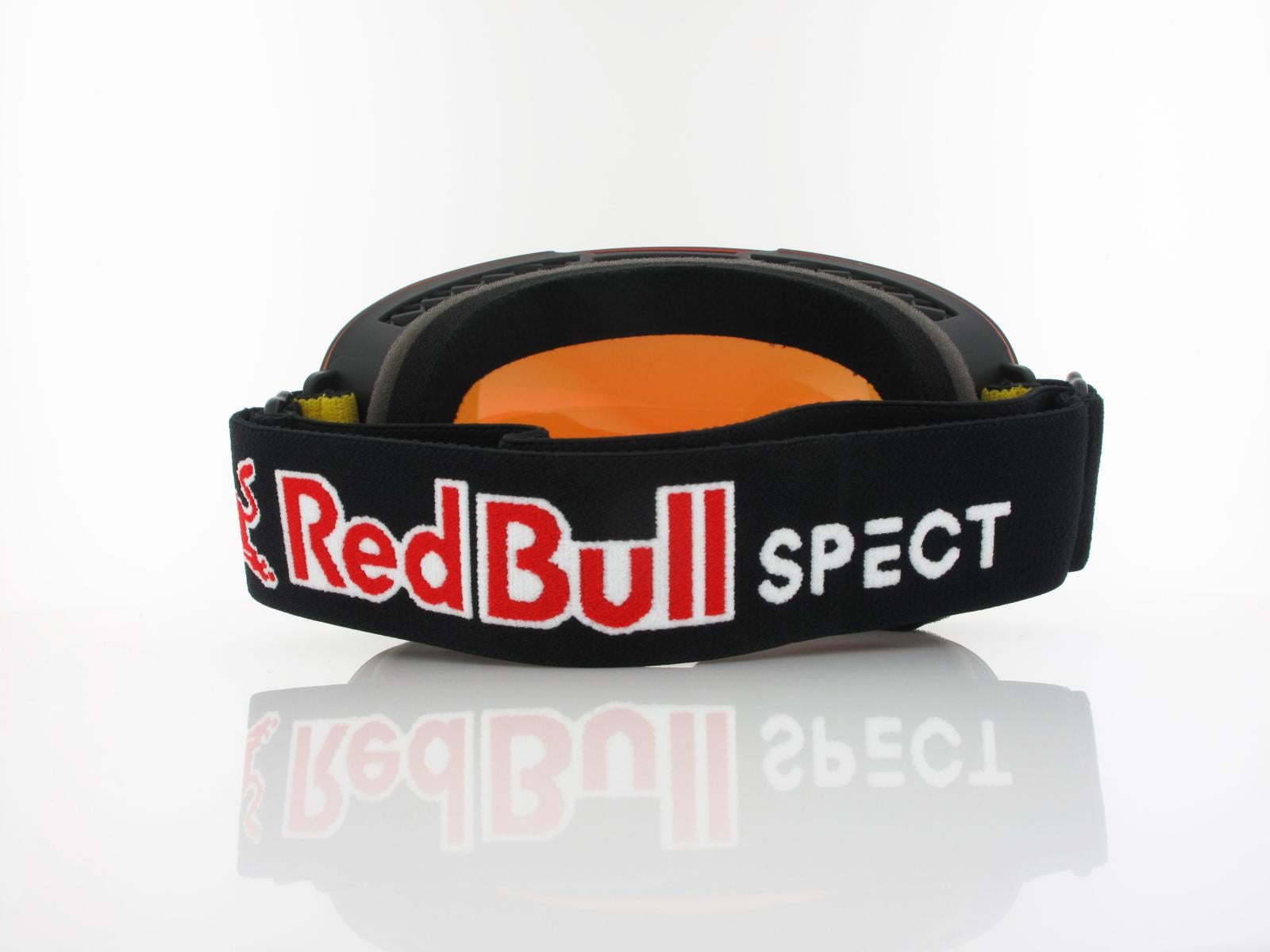 Red Bull SPECT | BENT 01RE2 | matt black black strap colored logo / orange with red mirror