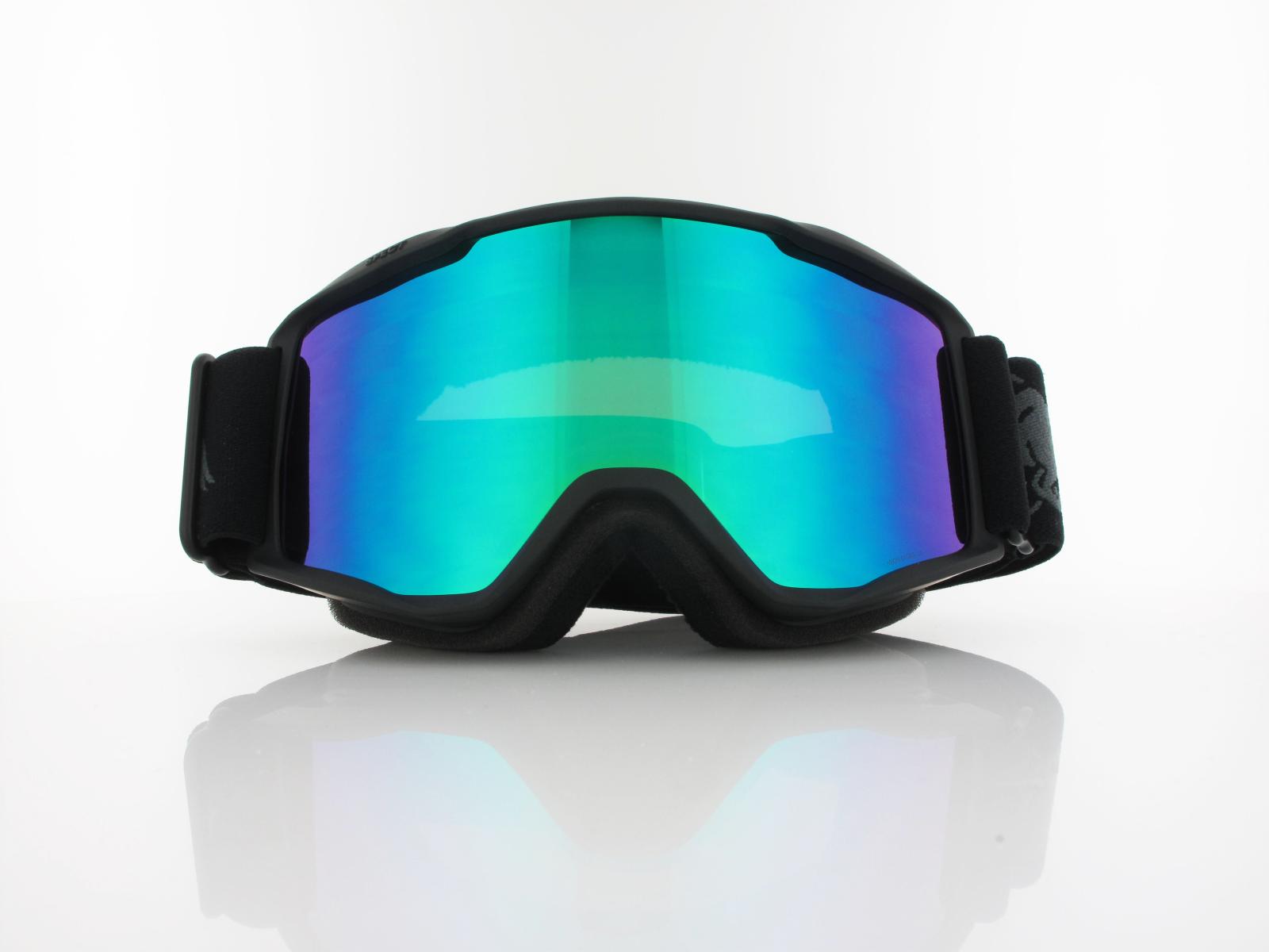 Red Bull SPECT | NEON 01GR3 | matt black black strap grey logo / brown with green mirror