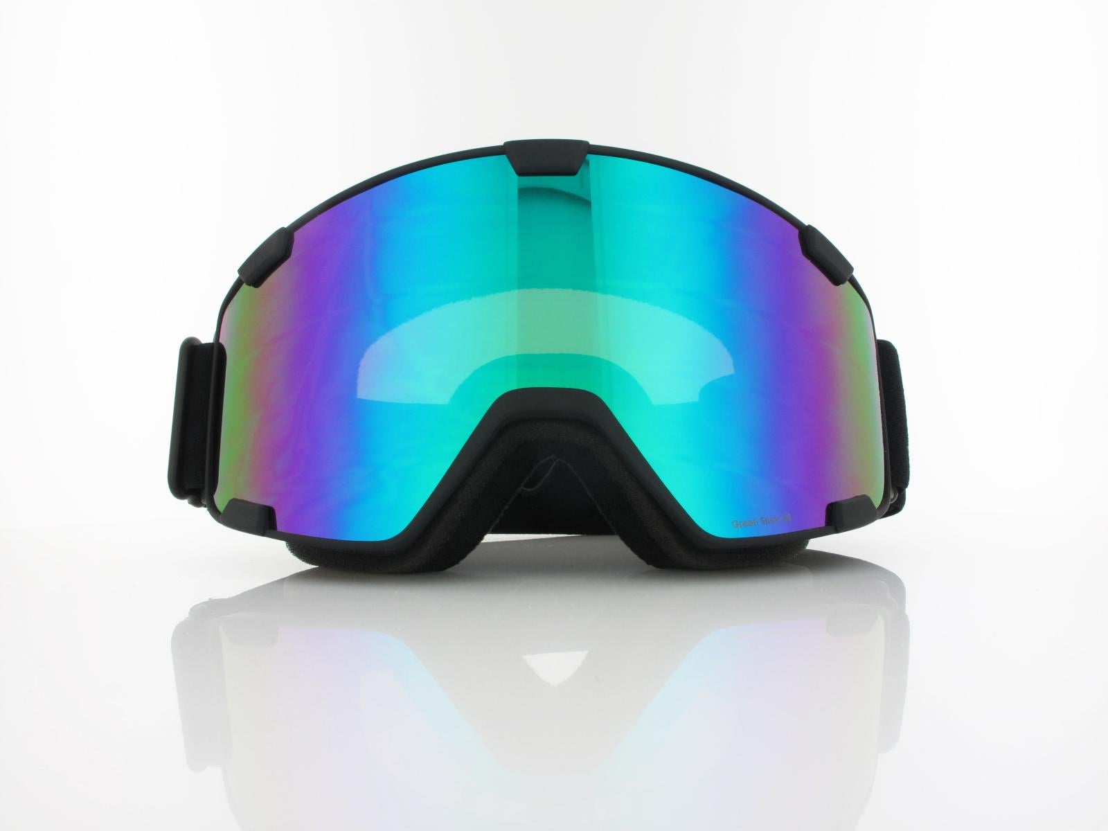 Red Bull SPECT | PARK 18GR3 | matt black black strap grey logo / brown with green mirror
