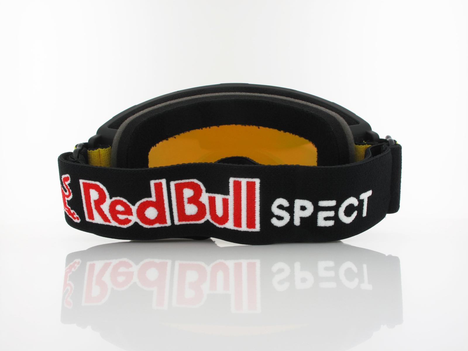 Red Bull SPECT | PARK 20RE2 | matt black black strap colored logo / orange with red mirror