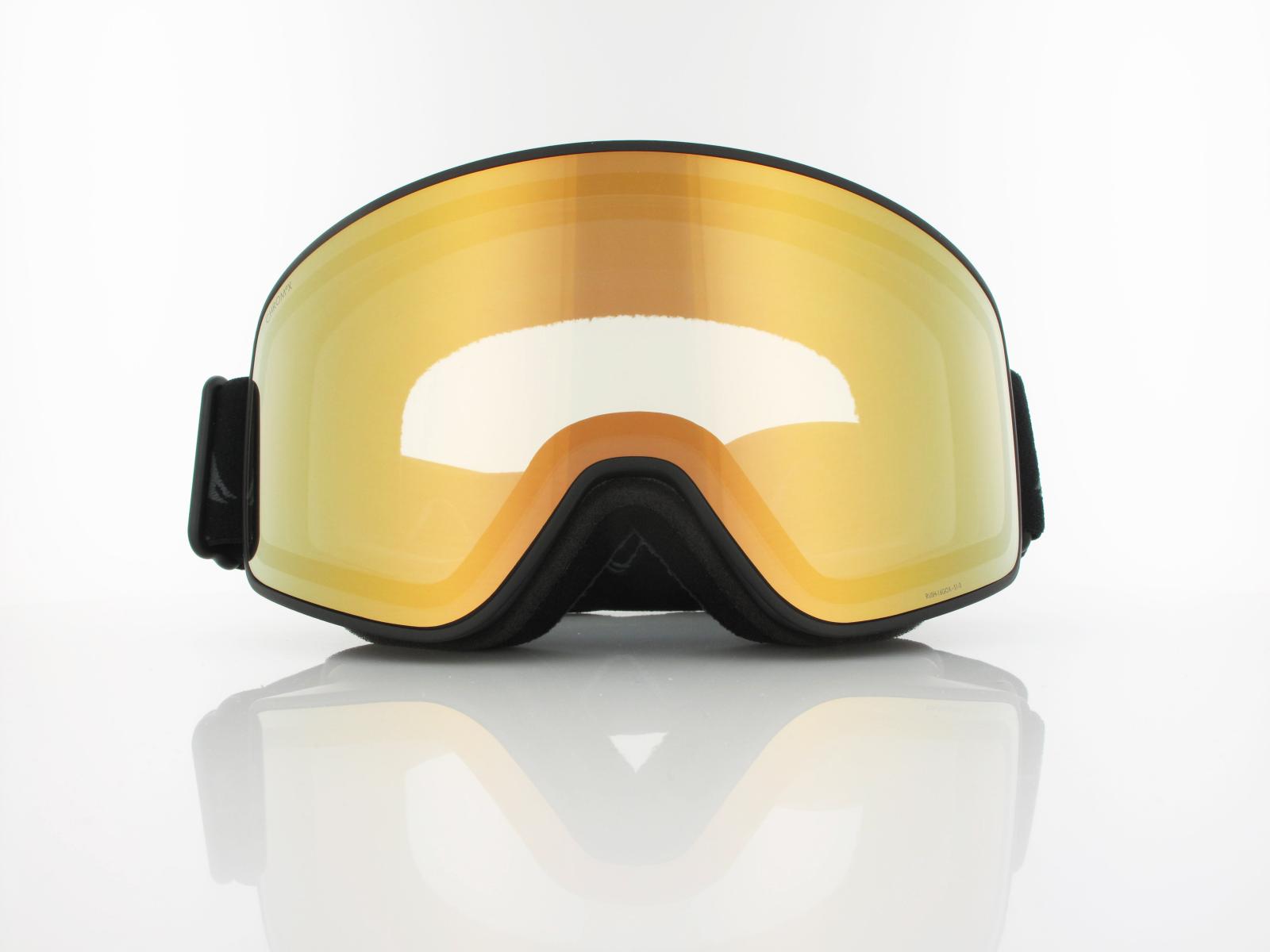 Red Bull SPECT | RUSH 16GOX | matt black black strap grey logo / brown with gold CHROMX