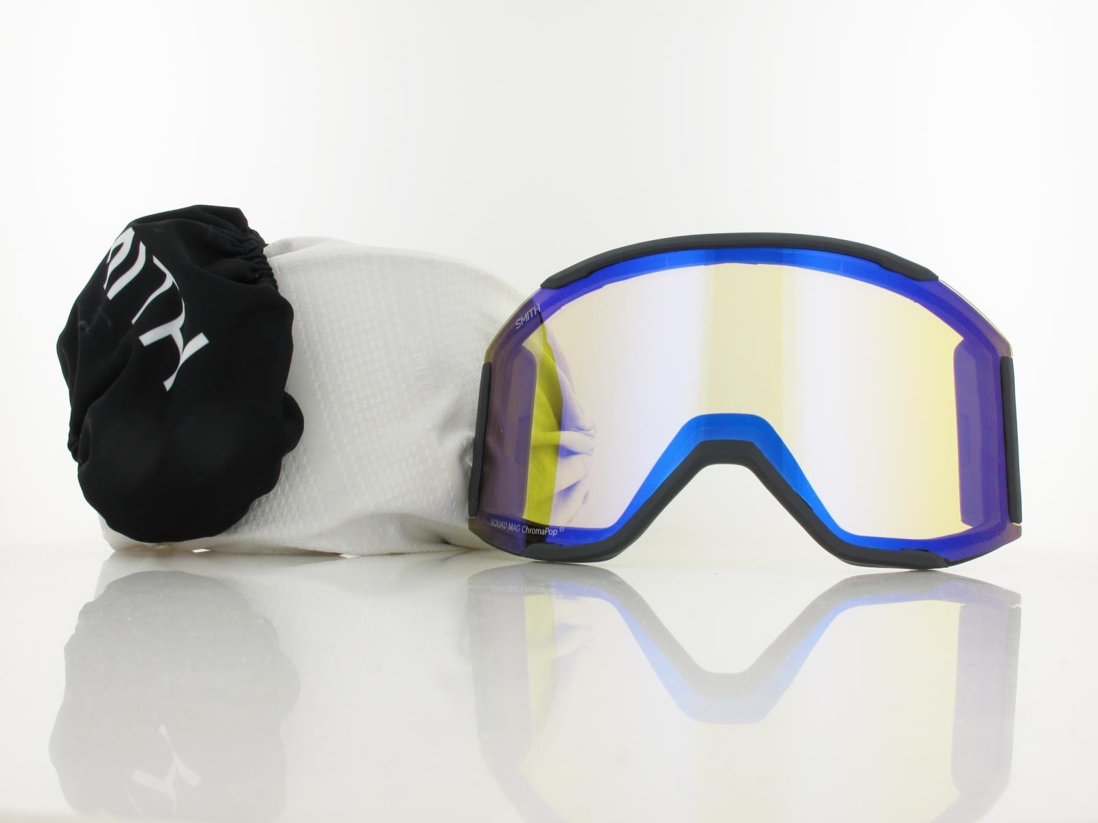 Smith | SQUAD MAG M00756 0JX99MN | black / chromapop sun black gold mirror - chromapop blue mirror