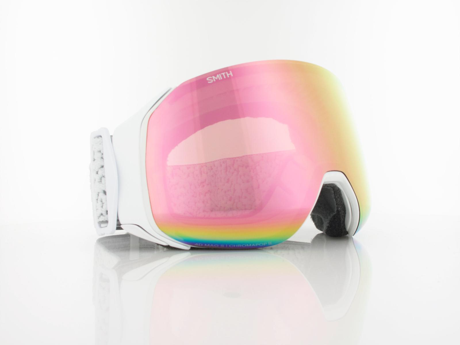 Smith | 4D Mag S M00760 0OR99M5 | white chunky knit / chromapop everyday rose gold mirror - chromapo