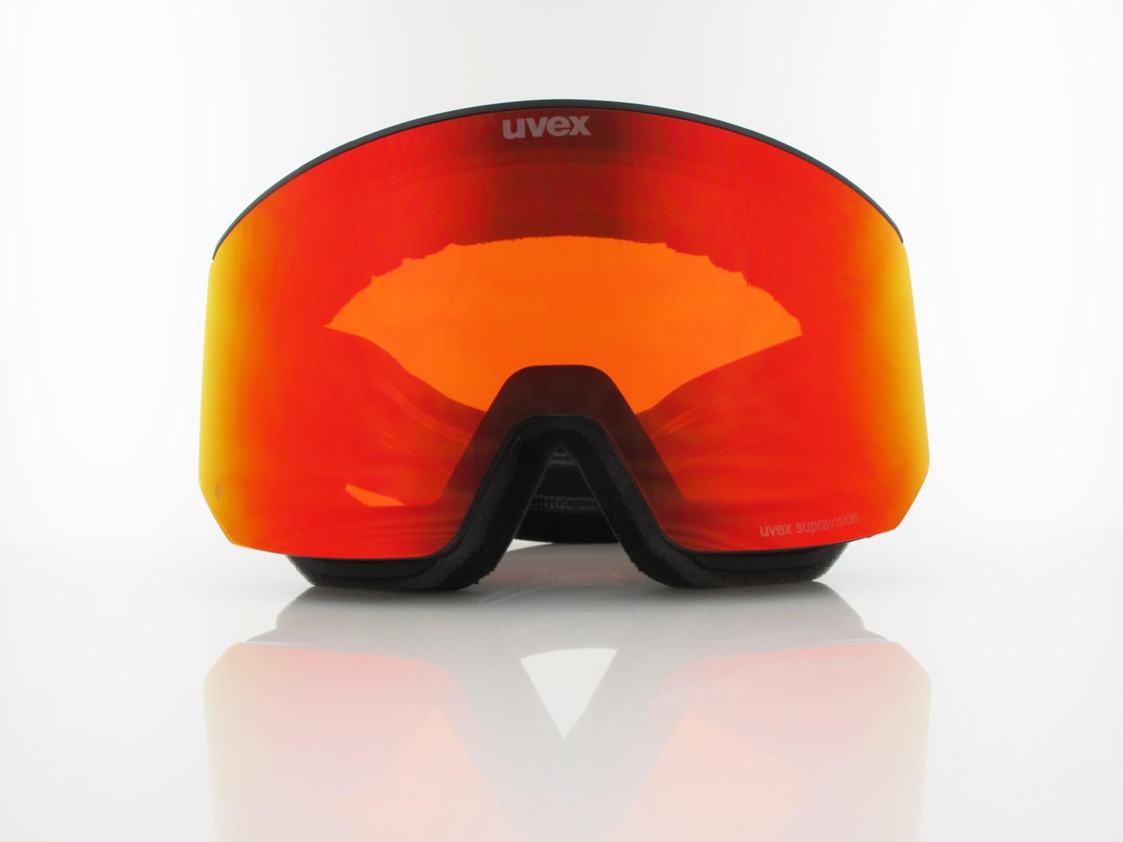 UVEX | lace ATTRACT FM S550665 2030 | black matt / DL mirror red - orange