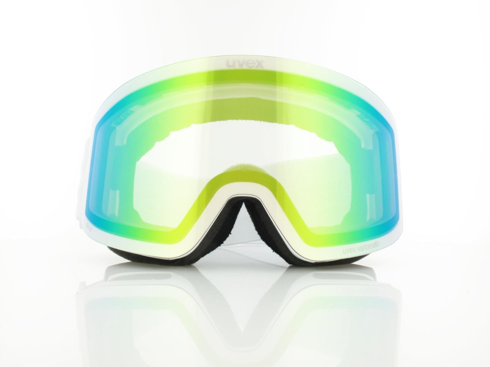 UVEX | provoqe V S550681 1230 | white matt / DL vario green mirror - clear