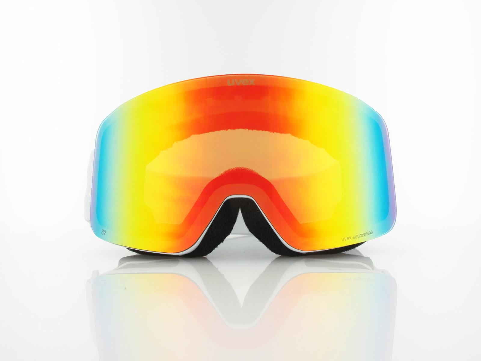 UVEX | pwdr FM S550850 2230 | white matt / DL mirror rainbow - clear