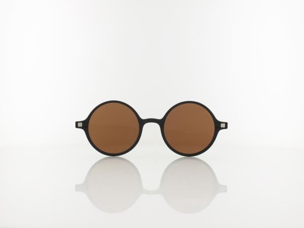 Brilando | CLIP MC100-3 | matt black / brown polarized