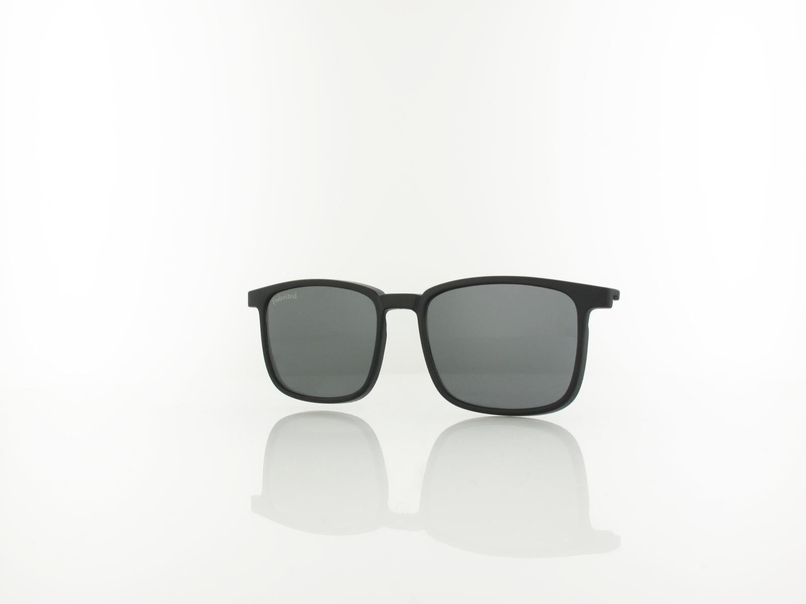 Brilando | CLIP MC96-1 | matt black / smoke polarized