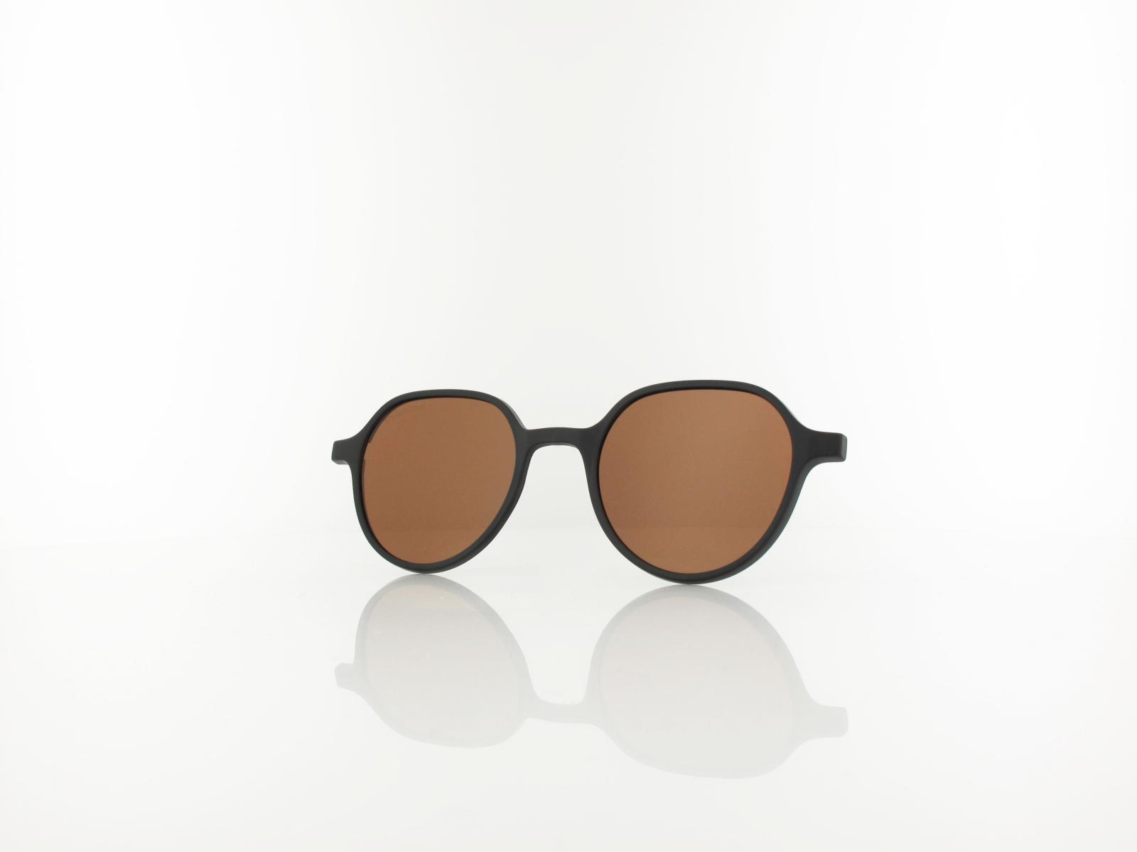 Brilando | CLIP MC99-3 | matt black / brown polarized