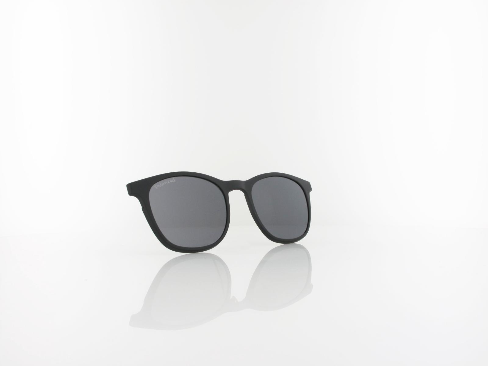 Brilando | CLIP M-TRC297-1 | matt black / smoke polarized