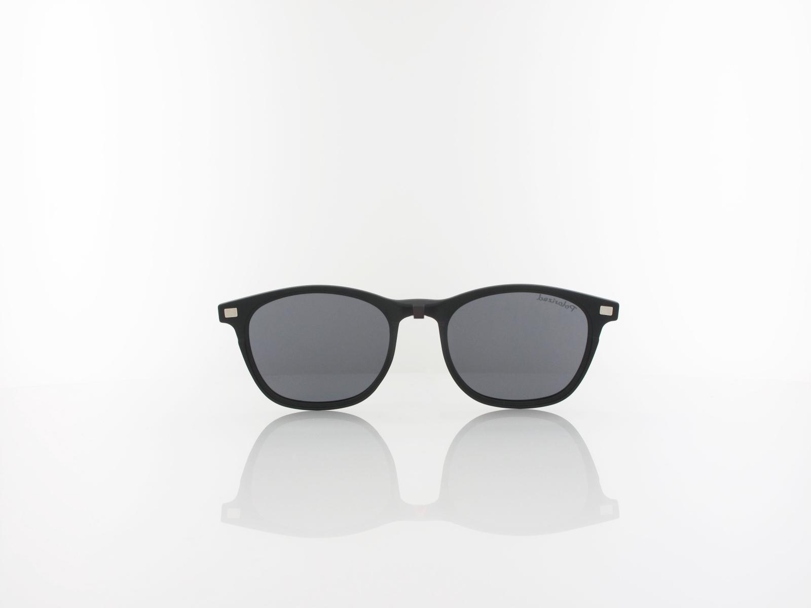 Brilando | CLIP M-TRC297-1 | matt black / smoke polarized