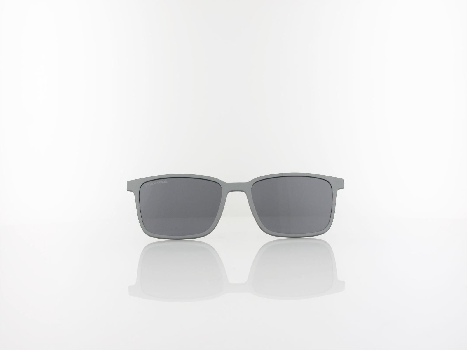 Brilando | CLIP M-TRC298B-1 | matt grey / smoke polarized