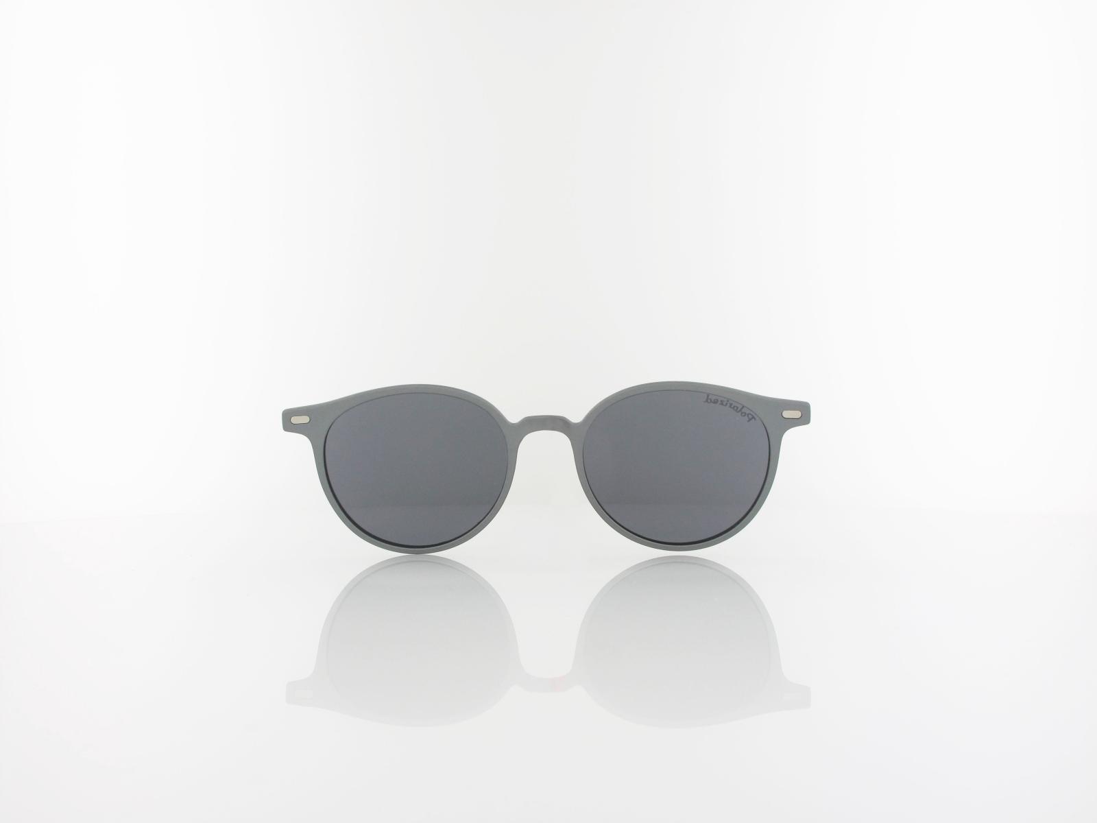 Brilando | CLIP M-TRC299B-1 | matt grey / smoke polarized