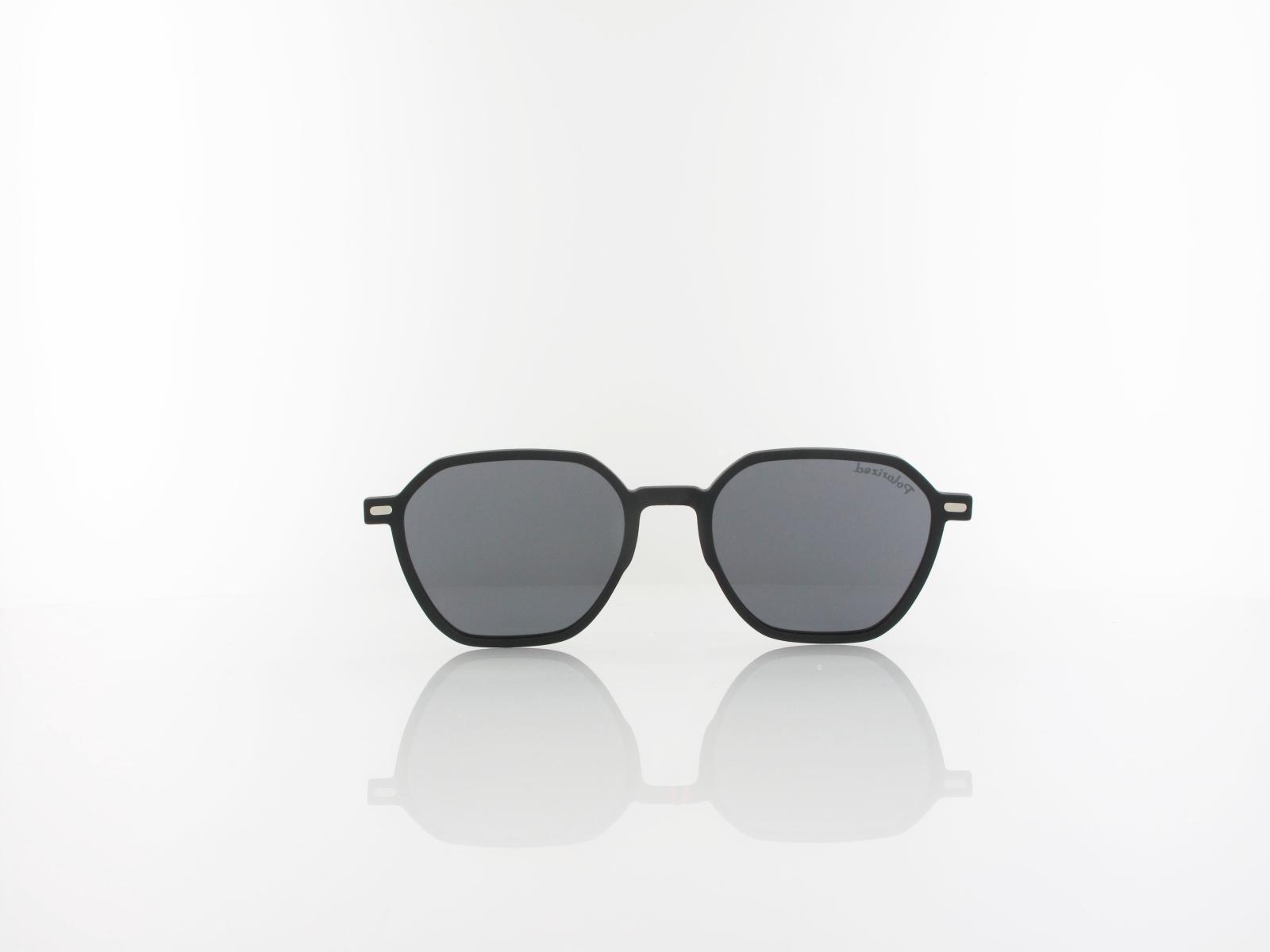 Brilando | CLIP M-TRC300-1 | matt black / smoke polarized