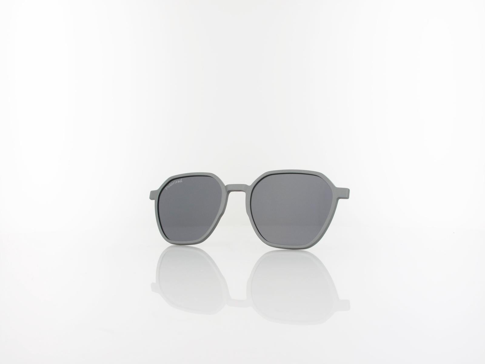 Brilando | CLIP M-TRC300B-1 | matt grey / smoke polarized