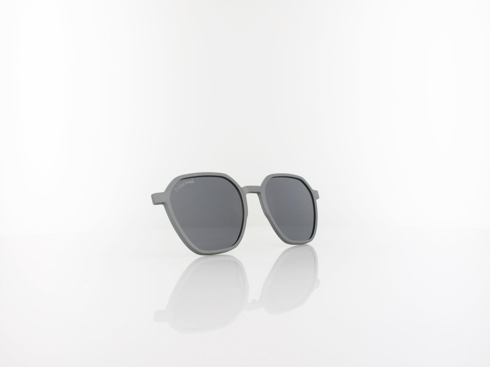 Brilando | CLIP M-TRC300B-1 | matt grey / smoke polarized
