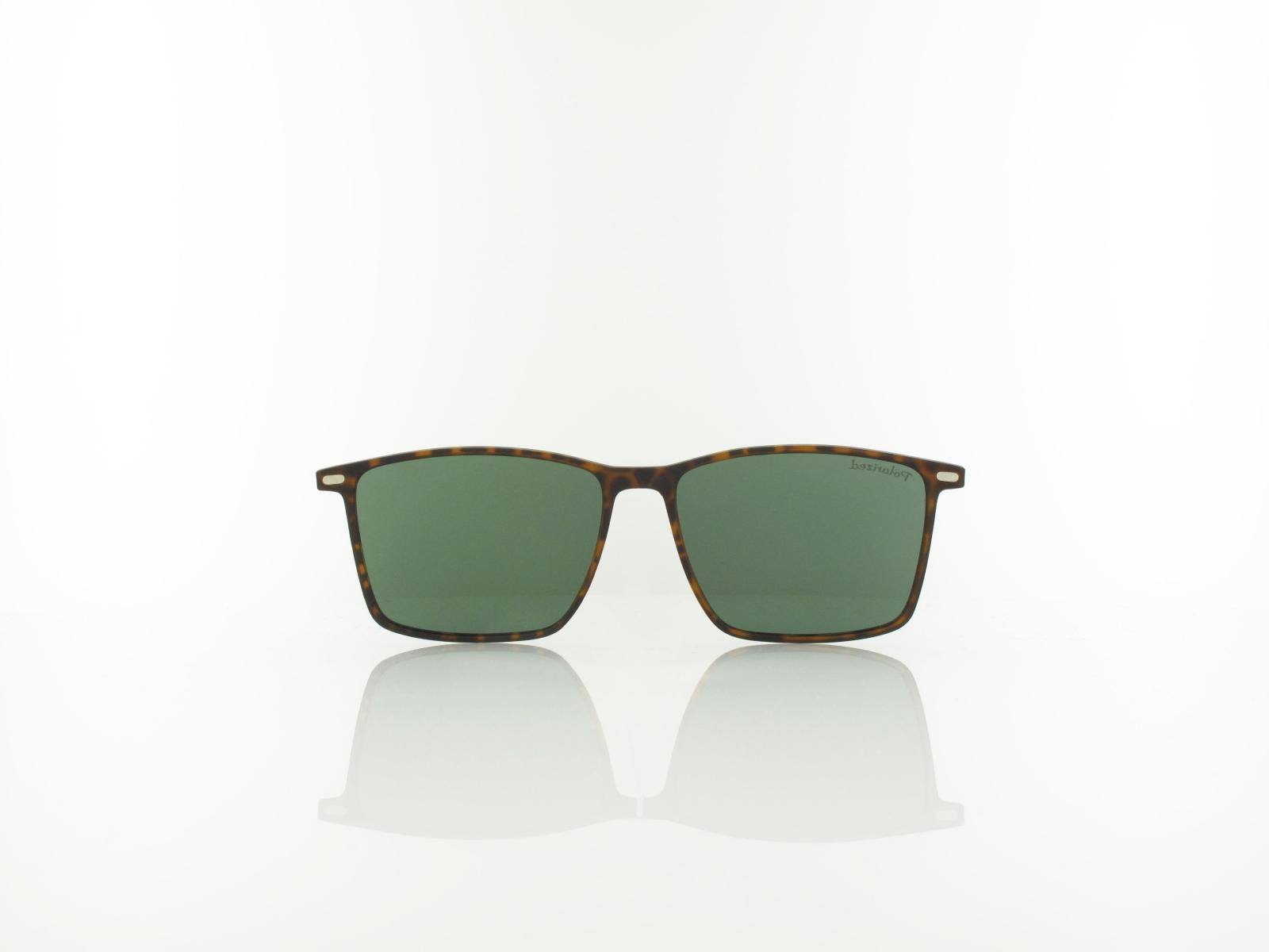 Brilando | CLIP TRC-196A-1 | havana / green polarized