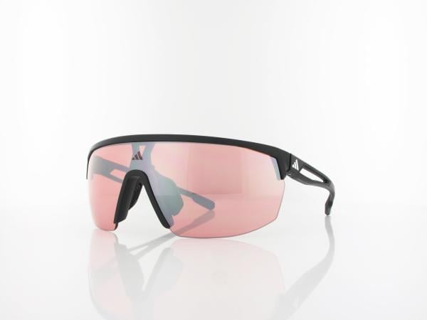 Adidas Sport | SP0099 02U 140 | matte black / bordeaux mirror