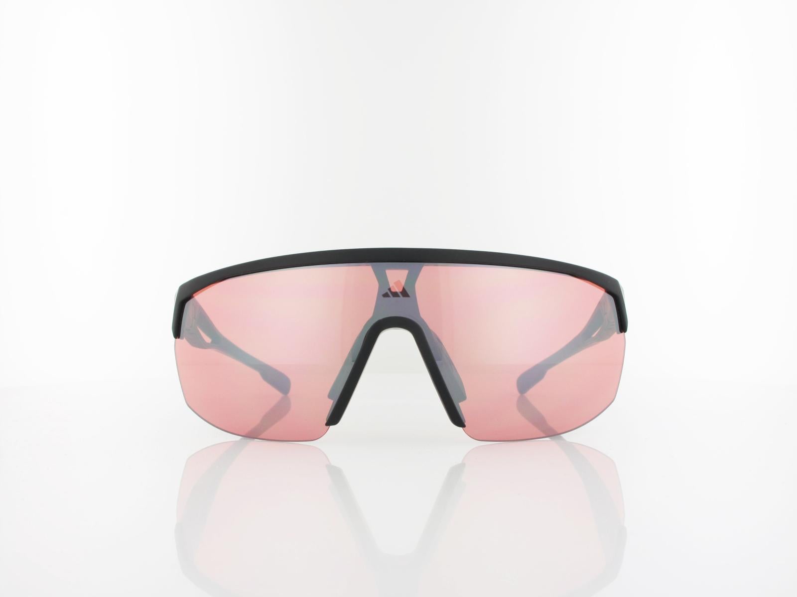 Adidas Sport | SP0099 02U 140 | matte black / bordeaux mirror